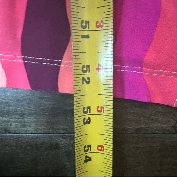 DONNA MORGAN Pink / White / Salmon Riviera Swirl‎ Print Maxi Dress Size 2 - Picture 3 of 6